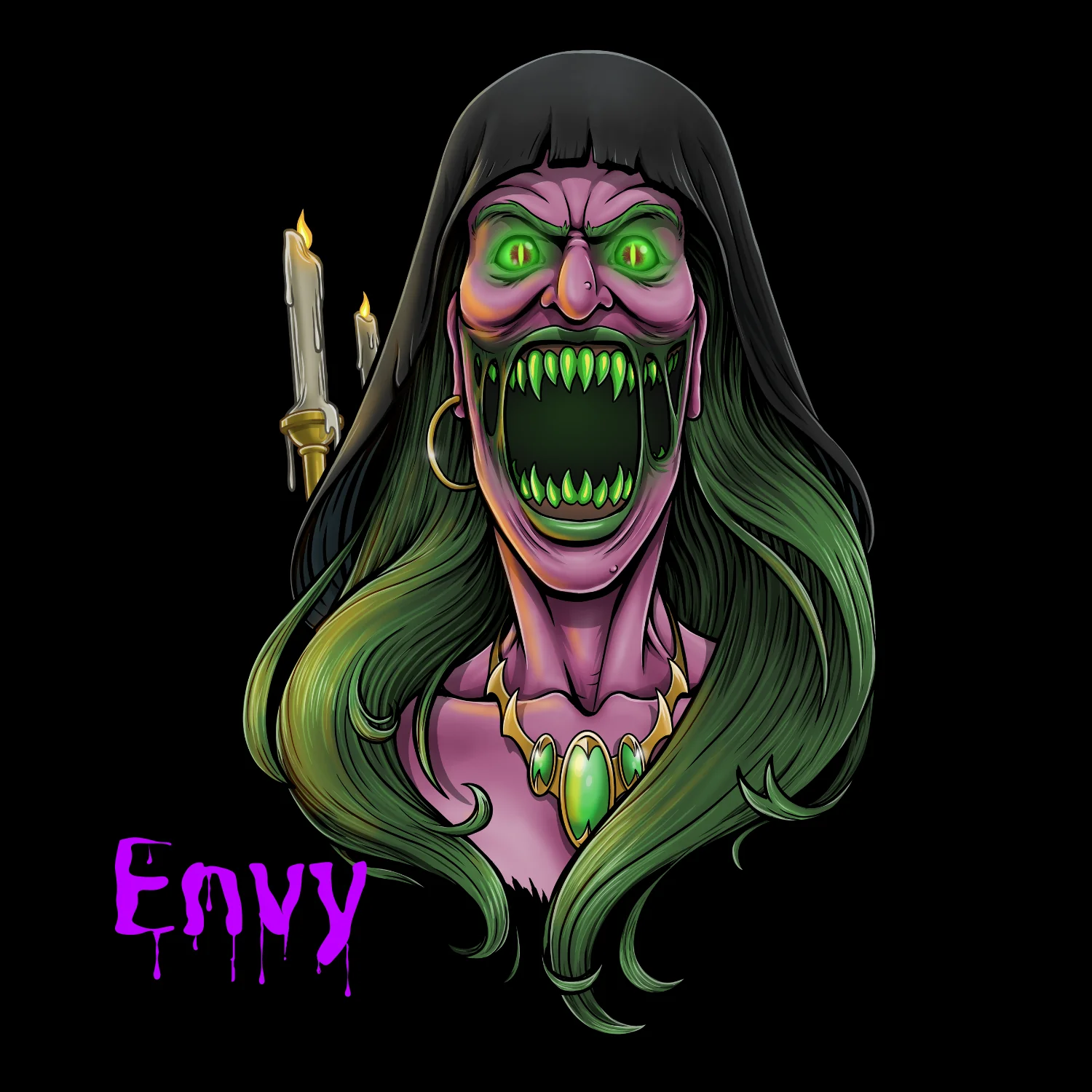 7 Deadly Sins Die-cut Sticker - Image 3
