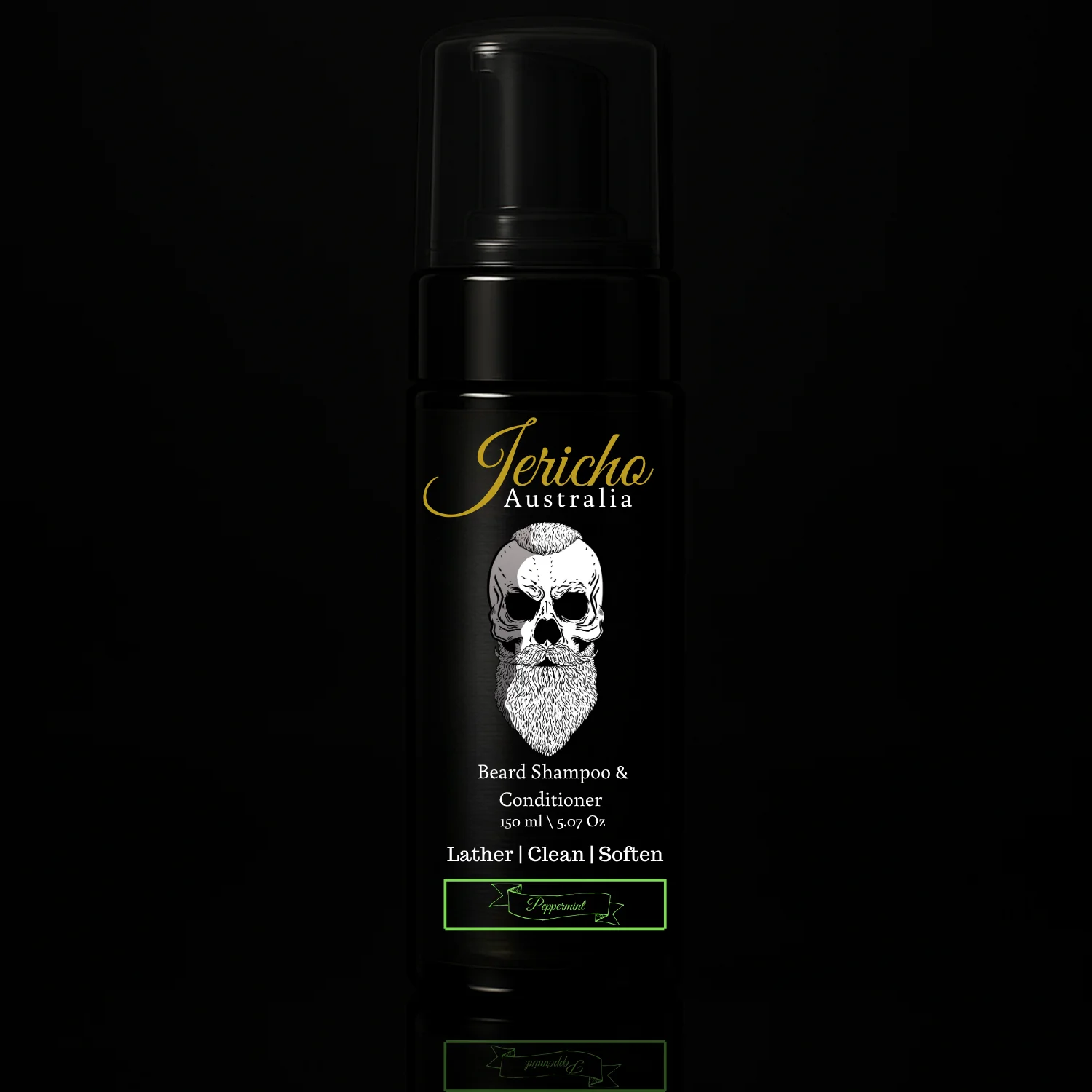 Jericho 2 in 1 Beard Shampoo & Conditioner 150ml Peppermint