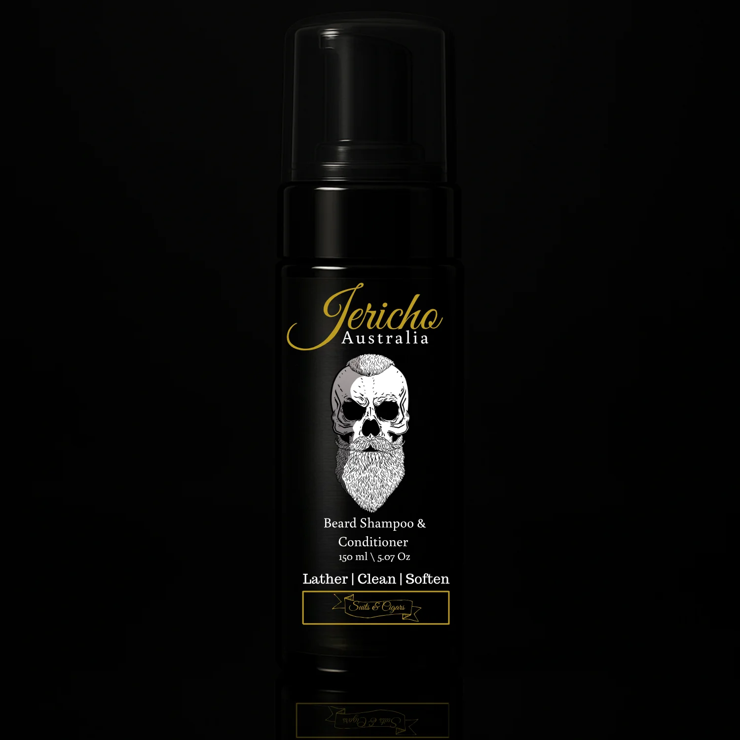 Jericho 2 in 1 Beard Shampoo & Conditioner 150ml Suits & Cigars