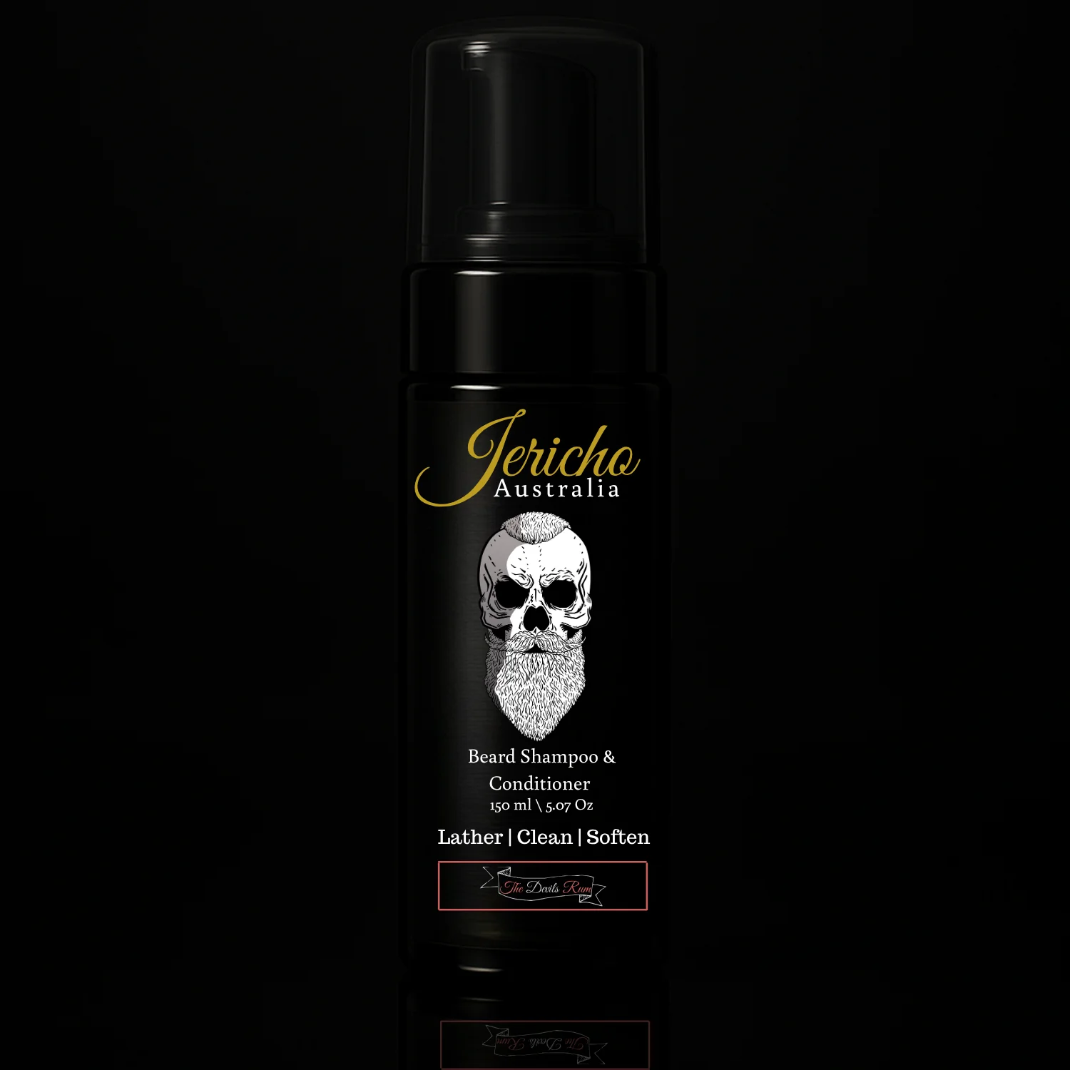 Jericho 2 in 1 Beard Shampoo & Conditioner 150ml The Devils Rum