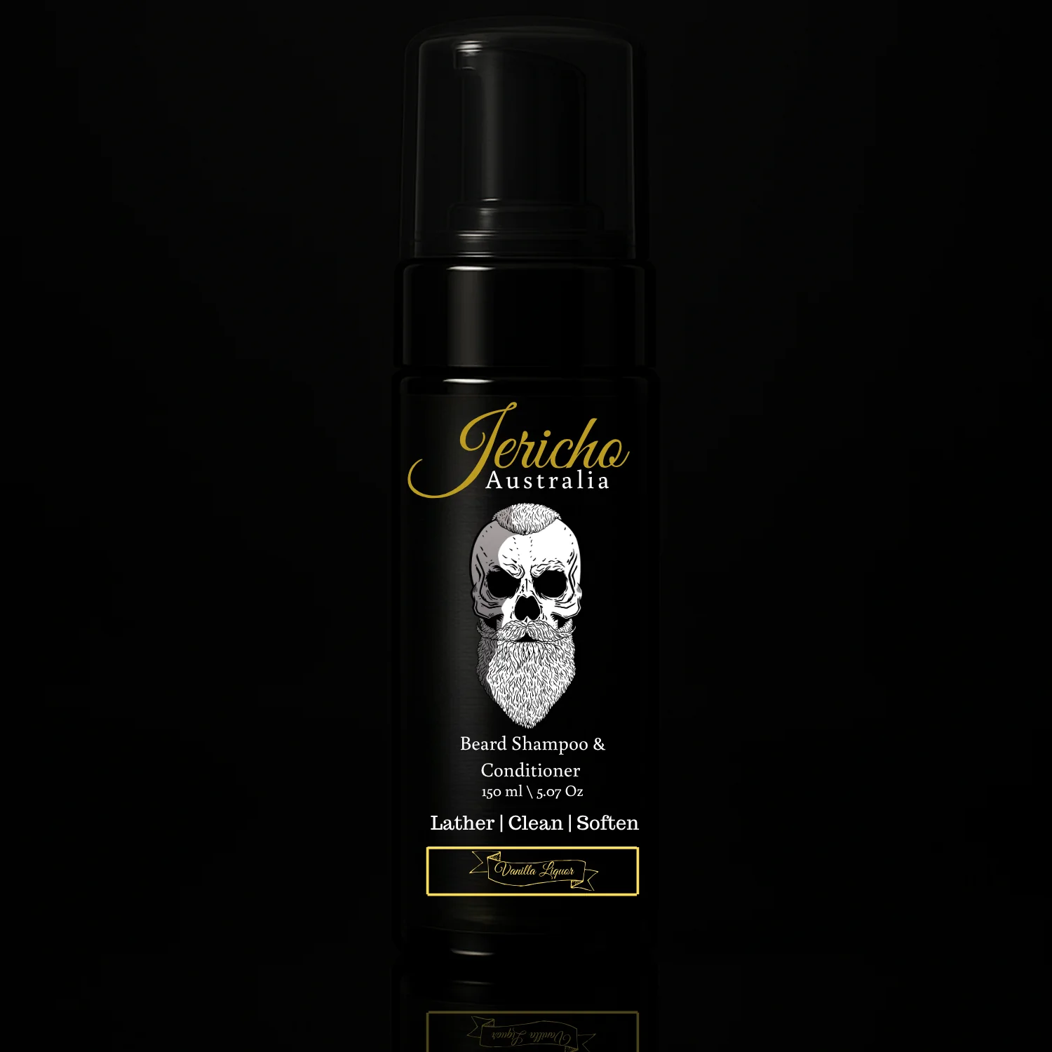 Jericho 2 in 1 Beard Shampoo & Conditioner 150ml Vanilla Liquor